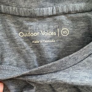 Outdoor Voices blue Sweatee size xs